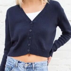 Brandy Melville Navy Billie Cardigan